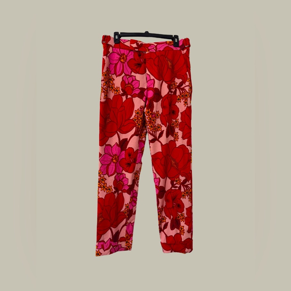 Tom Ford Red Floral pants